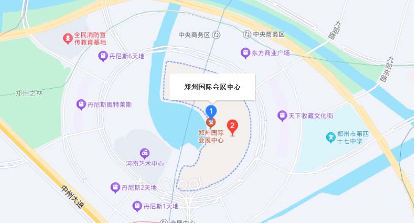 郑州家博会交通路线地图